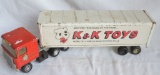 K&K Toys Tractor Trailer Toy