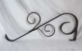 Vintage Wrought Iron Sign Holder