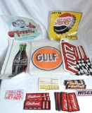 Lot of Vintage Advertising Stickers