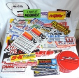 Large Lot of Vintage Racing Stickers