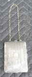German Silver Compact on Chain