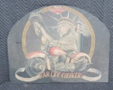 Vintage Harley Davidson Hand made Trade Sign