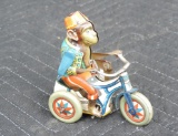 German Toy Monkey Riding the Motorcycle