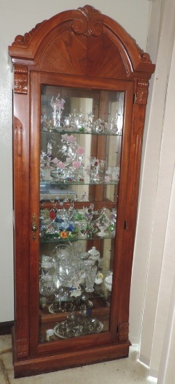 China Cabinet with 4 Glass Shelves