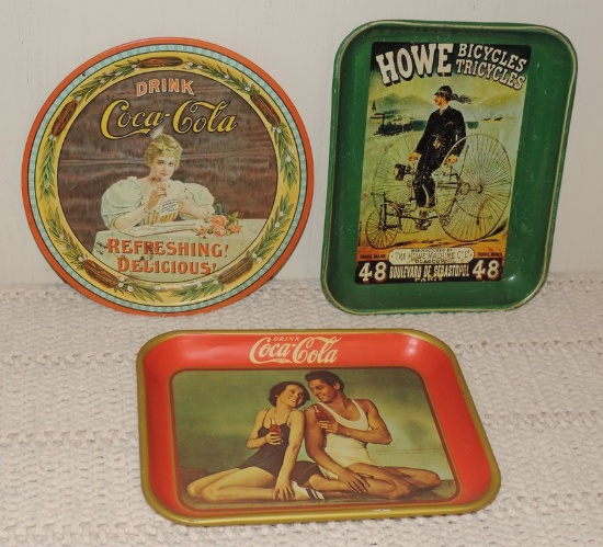 Lot of Advertising Trays