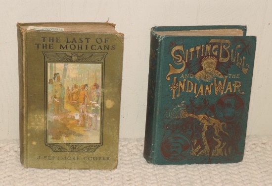 Lot of (2) Antique Indian Books