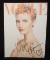 Autographed NADAJA AUERMANN Cardboard Cover of VOGUE.