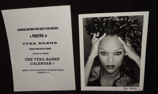 Autographed 8x10 Photo of Tyra Banks