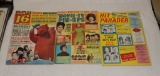 Lot of (3) 1960's Magazines Featuring the Beatles