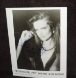 Autographed 8 x 10 Photo of Penthouse Super Model Tiffany Burlington