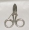 Sterling Silver Scissors Brooch