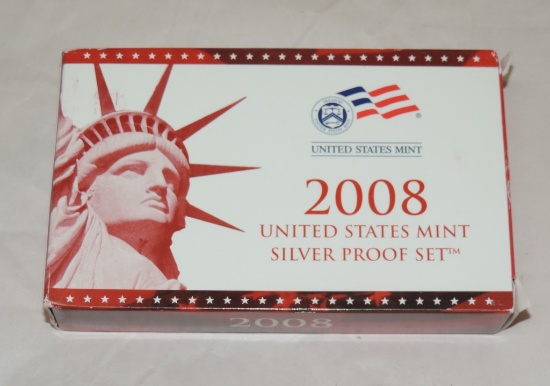 2008 US Mint Silver Proof Set