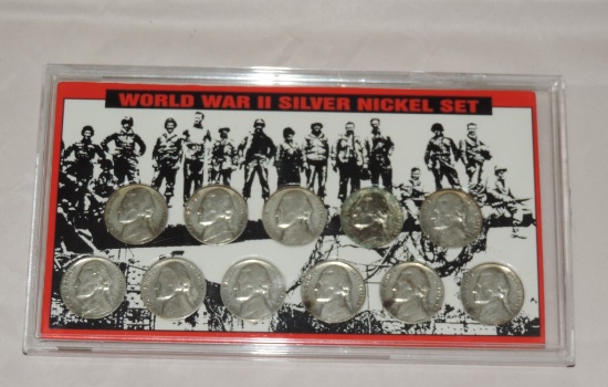 World War II Silver Nickel Set