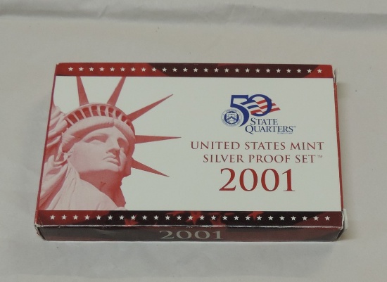 2001 US Mint Silver Proof Set