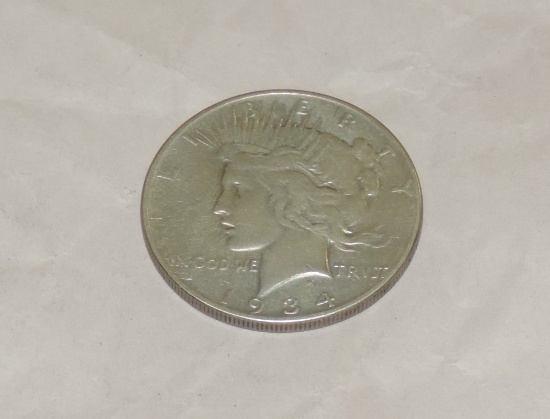 1934 Peace Silver Dollar