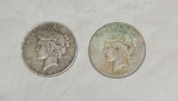 (2) 1923 Peace Dollars