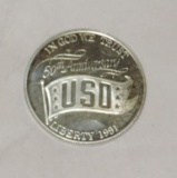 1991 USO Commerative Silver Dollar