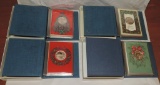 (4) Franklin Mint Bronze Holiday Coin Sets