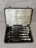 Spencer Orgelli Sterling Silver and Pearl handle Knife Set