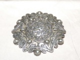 Large Sterling Silver Brooch