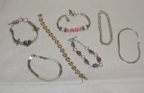 (7) Sterling Silver Estate Bracelets