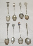 Lot of (7) Sterling Silver Spoons with Bonus