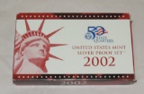 2002 US Mint Silver Proof Set