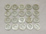 (20) 1964 Kennedy Silver Half Dollars