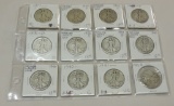 (12) Walking Liberty Half Dollars