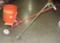 Vintage Red Cyclone Seeder & Vintage Lawn Shears