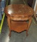 French Provincial Scalloped Round Top End Table