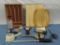 Large Tray Lot Kitchen Gadgets & Cutting Boards