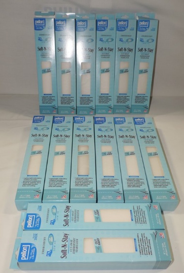 14 Packages Of Pellon Style # 380R Cut-away Embroidery Stabilizer