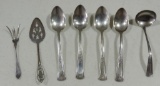 7 Pc Sterling Spoon & Serving Flatware Lot