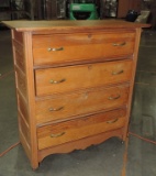 4 Drawer Antique Oak Dresser