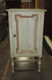 Painted One Door Cabinet