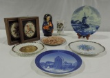 Russian Stacking Doll, Collector Plates & Mug