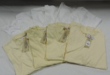 New 4 Cherokee Soft Yellow Ladies T-Shirts & 6 White Stag Ladies Tees