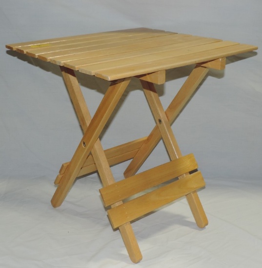 Pine Folding Tray Table