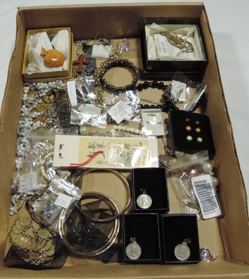 Nice Tray Lot Costume Jewelry