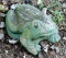 Vintage Concrete Frog