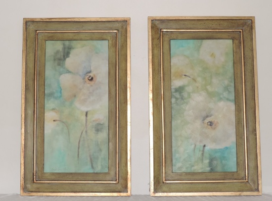 Lot of (2) Prints in Barnwood Frames