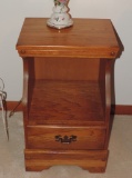 Oak Nightstand/Side Table