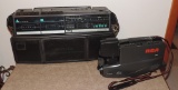 Magnavox Boom box and RCA Movie Camcorder