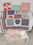 Blanket, Pillow, and Comforter Set