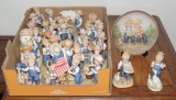 Lot of (26) Denim Day Porcelain Figures