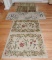 Lot of (5) Good Clean Throw Rugs