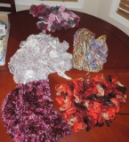 Lot of Handmade Scarves