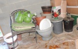 Lot of Outdoor Flower Pots