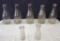 Lot of (7) Vintage Milk Bottles